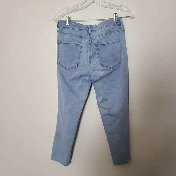 Ana High Rise Womens Skinny Ankle Raw 